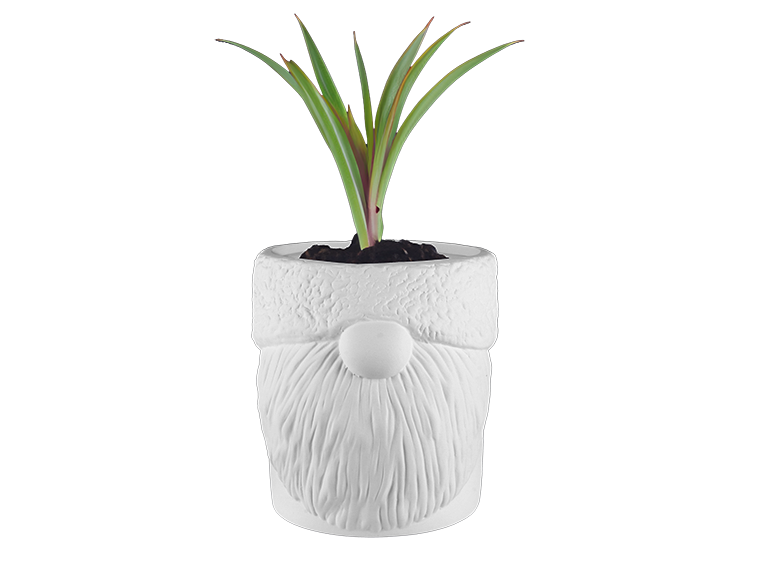 Mossy Gnome Planter - Stoneware