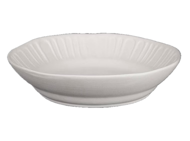 Stoneware fluted bowl - Large