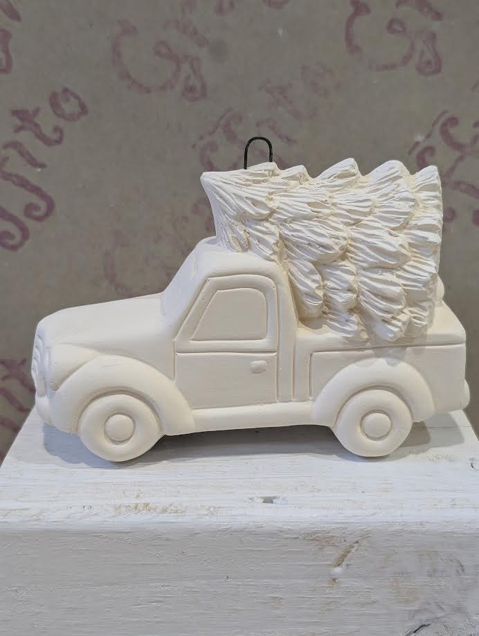 Truck with tree figure