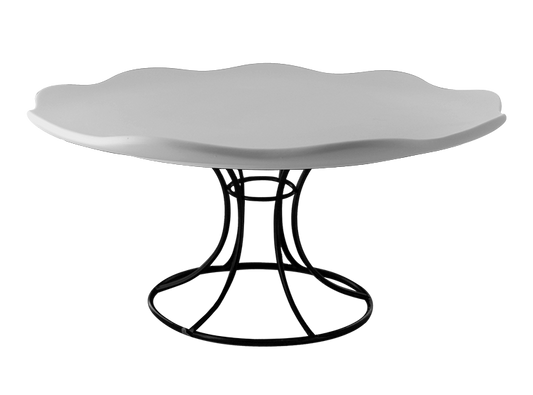 Curvy Cake Plate with stand