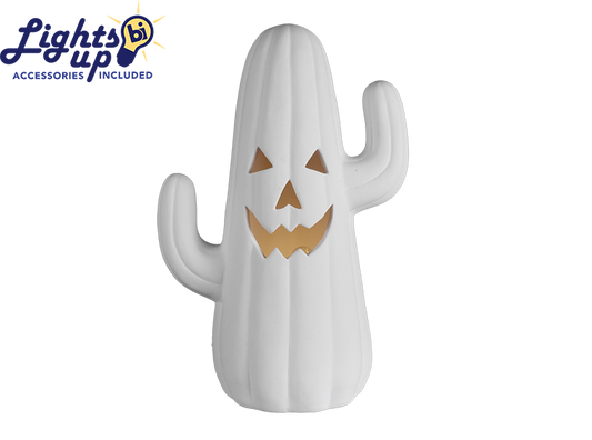 Lighted Cact-O-Lantern