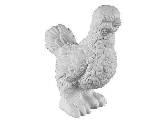 Silkie Chicken Figurine