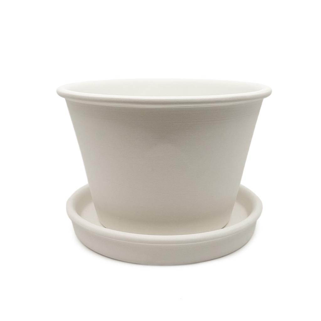 Rolled Edge Flower Pot
