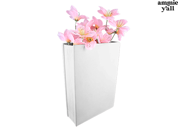 book vase