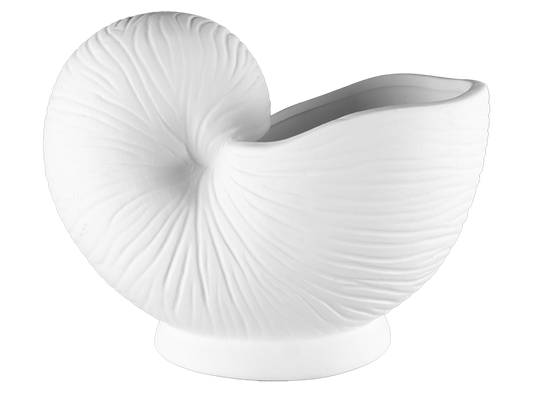Stoneware Nautilus Planter