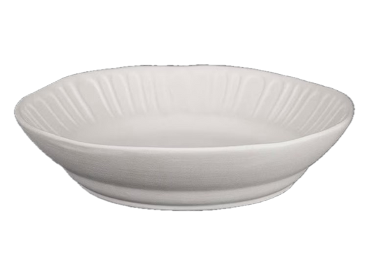 Stoneware fluted bowl - Large